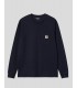 CAMISETA CARHARTT WIP  POCKET LS TEE   DARK NAVY 