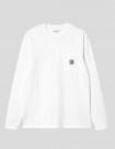 CAMISETA CARHARTT WIP  POCKET LS TEE   WHITE