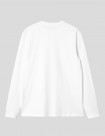 CAMISETA CARHARTT WIP  POCKET LS TEE   WHITE