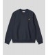 SUDADERA CARHARTT WIP  AMERICAN SCRIPT SWEATSHIRT  DEEP NIGHT