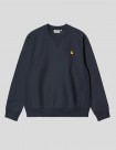 SUDADERA CARHARTT WIP  AMERICAN SCRIPT SWEATSHIRT  DEEP NIGHT