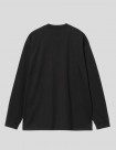CAMISETA CARHARTT WIP  POCKET HEART LS TEE   BLACK