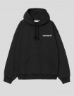 SUDADERA CARHARTT WIP  HOODED CAPS SWEAT  BLACK