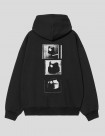 SUDADERA CARHARTT WIP  HOODED CAPS SWEAT  BLACK