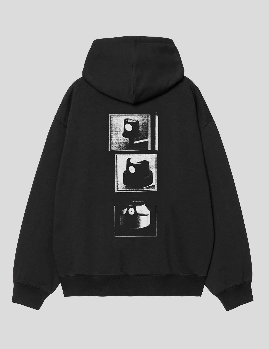 SUDADERA CARHARTT WIP  HOODED CAPS SWEAT  BLACK