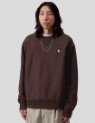 SUDADERA CARHARTT WIP  AMERICAN SCRIPT SWEATSHIRT  PALISANDER