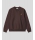 SUDADERA CARHARTT WIP  AMERICAN SCRIPT SWEATSHIRT  PALISANDER