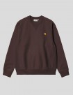 SUDADERA CARHARTT WIP  AMERICAN SCRIPT SWEATSHIRT  PALISANDER