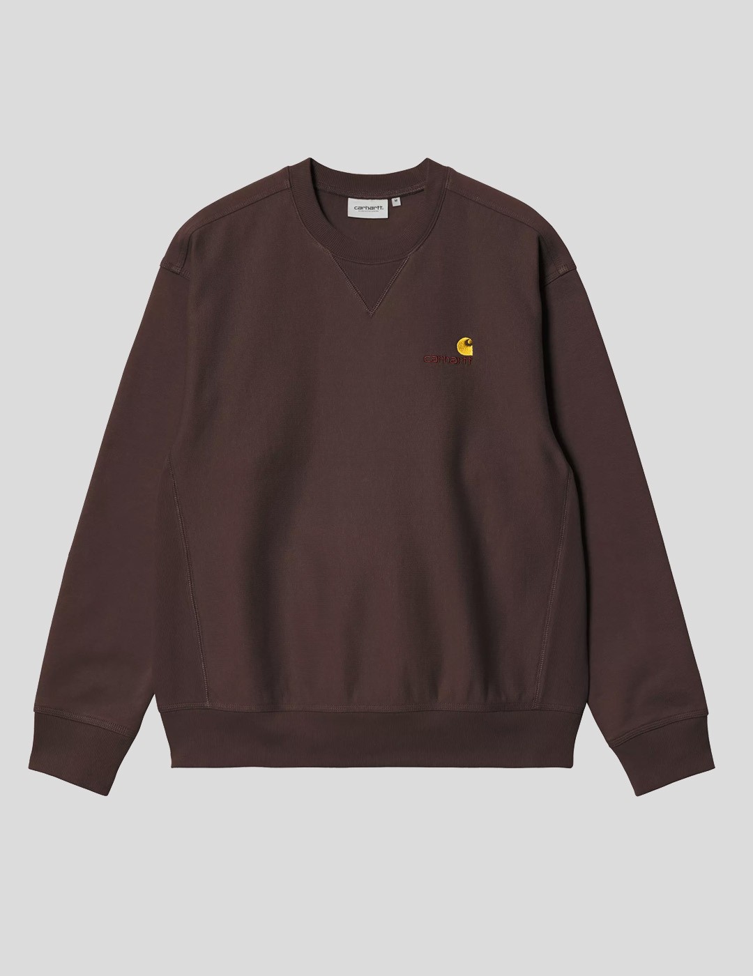 SUDADERA CARHARTT WIP  AMERICAN SCRIPT SWEATSHIRT  PALISANDER