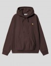 SUDADERA CARHARTT WIP  HOODED AMERICAN SCRIPT SWEATSHIRT  PALISANDER