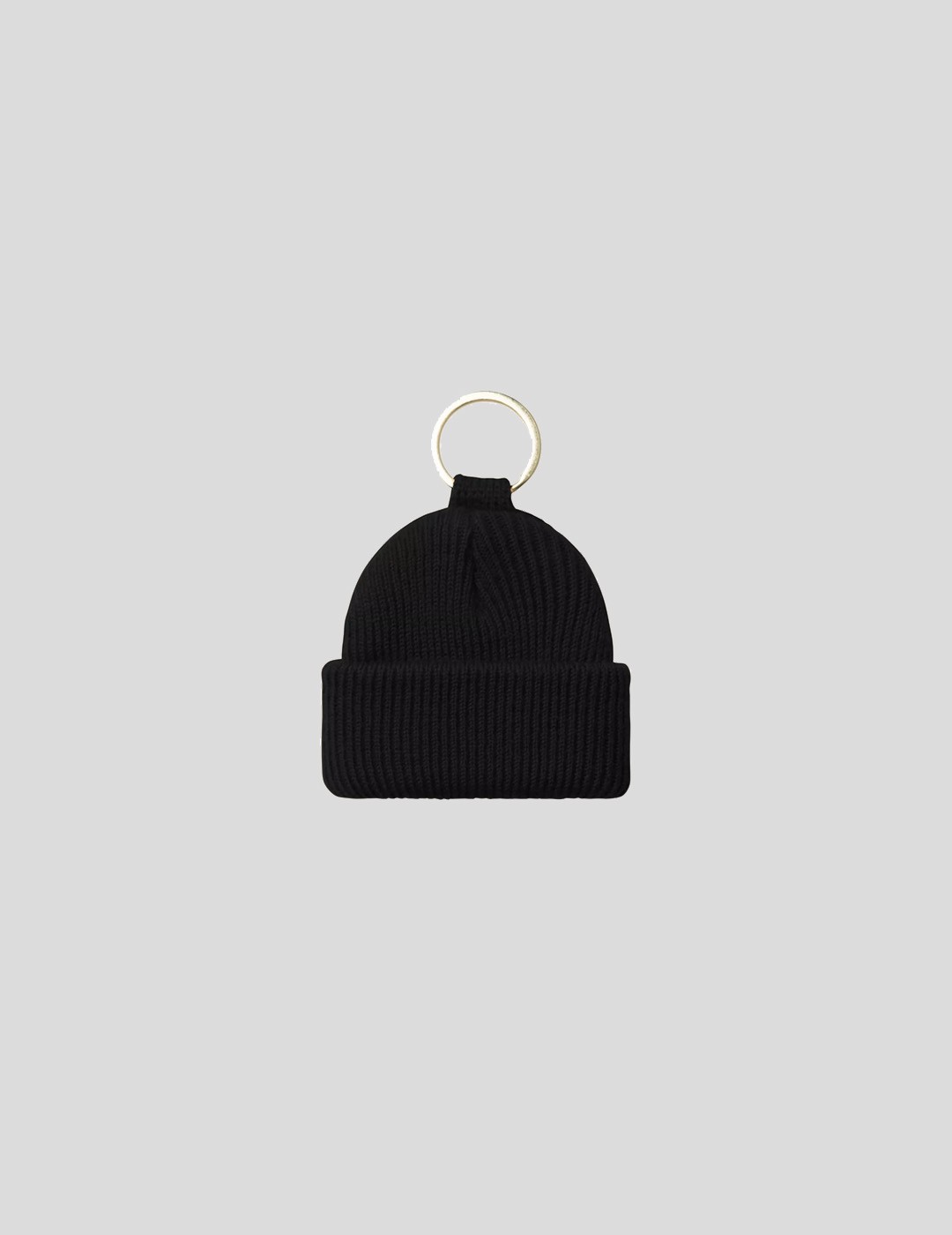 ACCESORIOS CARHARTT WIP  MINI WATCH HAT KEYCHAIN  BLACK