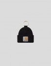 ACCESORIOS CARHARTT WIP  MINI WATCH HAT KEYCHAIN  BLACK