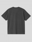CAMISETA CARHARTT WIP  NELSON TEE  BLACK-GARMENT DYED