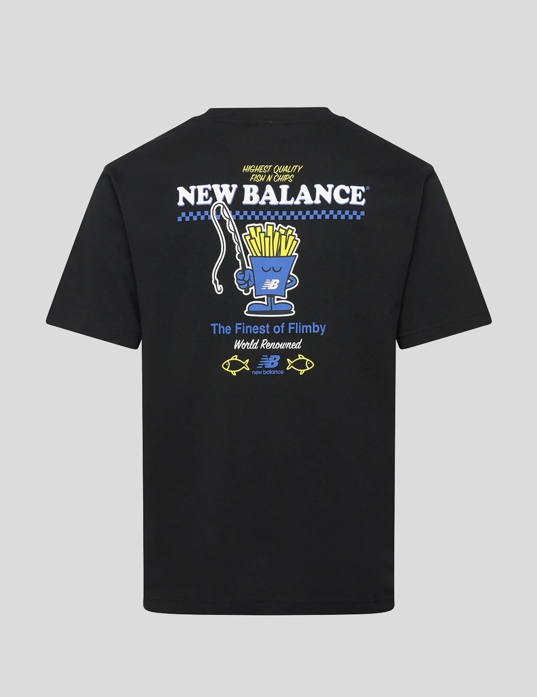 CAMISETA NEW BALANCE FISH AND CHIPS TEE  BLACK 