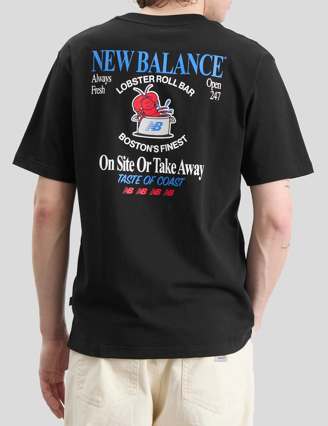 CAMISETA NEW BALANCE LOBSTER ROLL TEE  BLACK