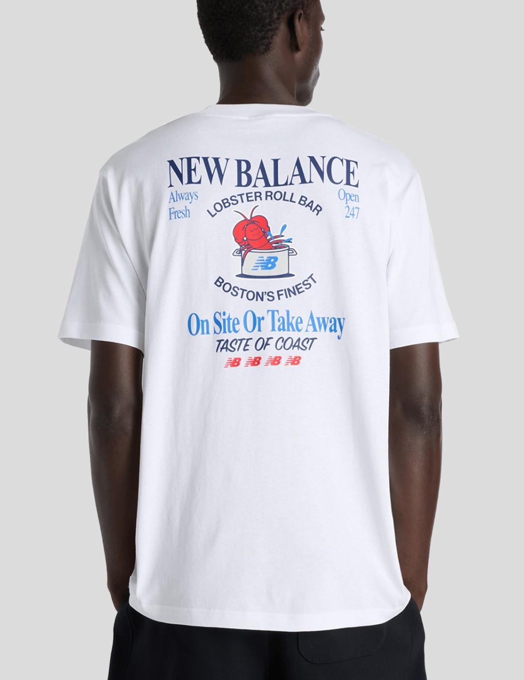 CAMISETA NEW BALANCE LOBSTER ROLL TEE  WHITE