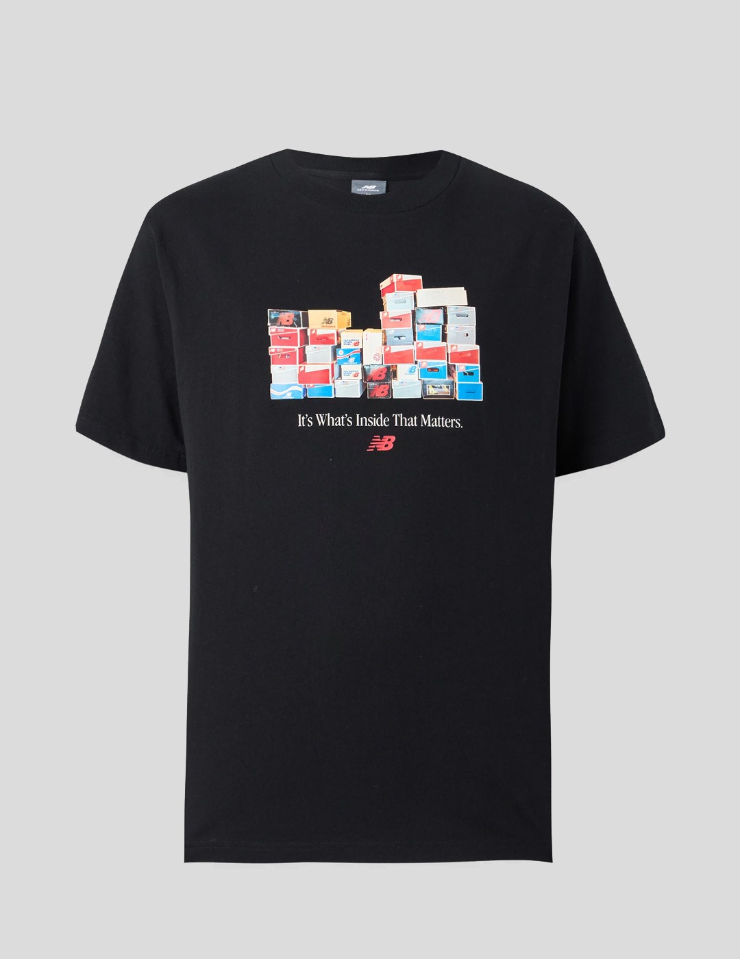CAMISETA NEW BALANCE BOXES TEE  BLACK