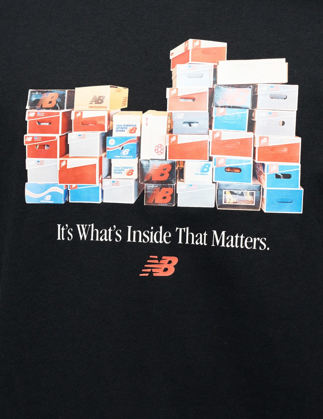 CAMISETA NEW BALANCE BOXES TEE  BLACK