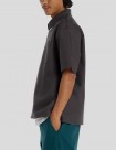 CAMISETA NEW BALANCE NUMERIC BUTTON UP SHIRT   FADED BLACK