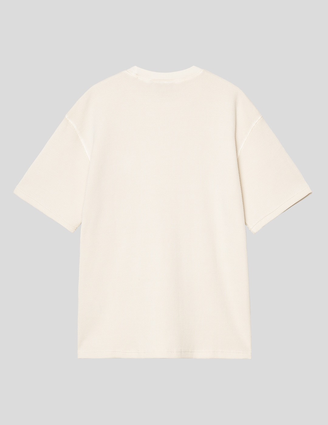 CAMISETA CARHARTT WIP  NELSON WAFFLE TEE  NATURAL-GARMENT DYED