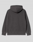 SUDADERA CARHARTT WIP  HOODED NELSON SWEAT  BLACK-GARMENT DYED