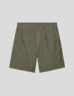SHORTS CARHARTT WIP  WALTER SINGLE KNEE SHORT   LEAF GARMENT DYED