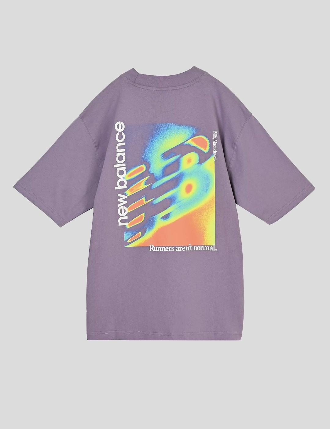 CAMISETA NEW BALANCE CLASSIC TRI LOGO HEAT MAP TEE  CANDIED VIOLET