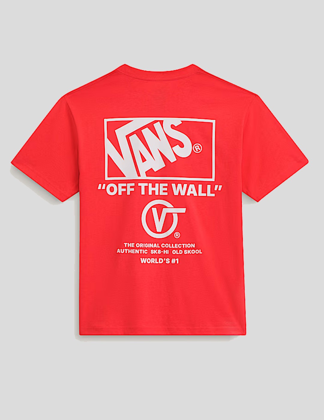 CAMISETA VANS  STACKED HI TEE  CRIMSON HAZE