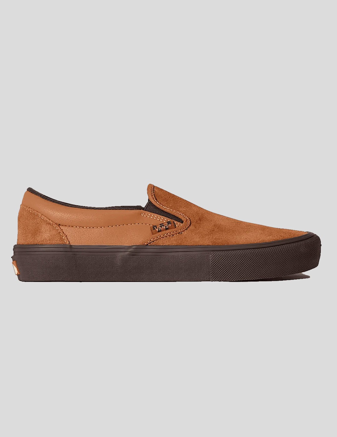 ZAPATILLAS VANS  SKATE SLIP-ON  BROWN-GUM 