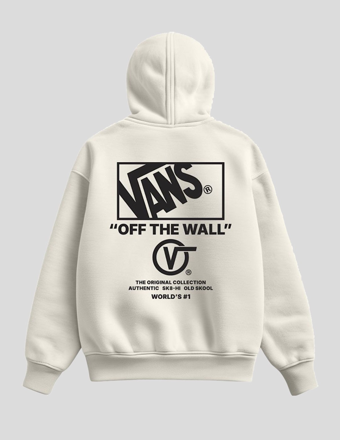 SUDADERA VANS  STACKED HI PULLOVER  EGRET