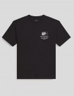 CAMISETA VANS  STACKED HI TEE  BLACK-WHITE