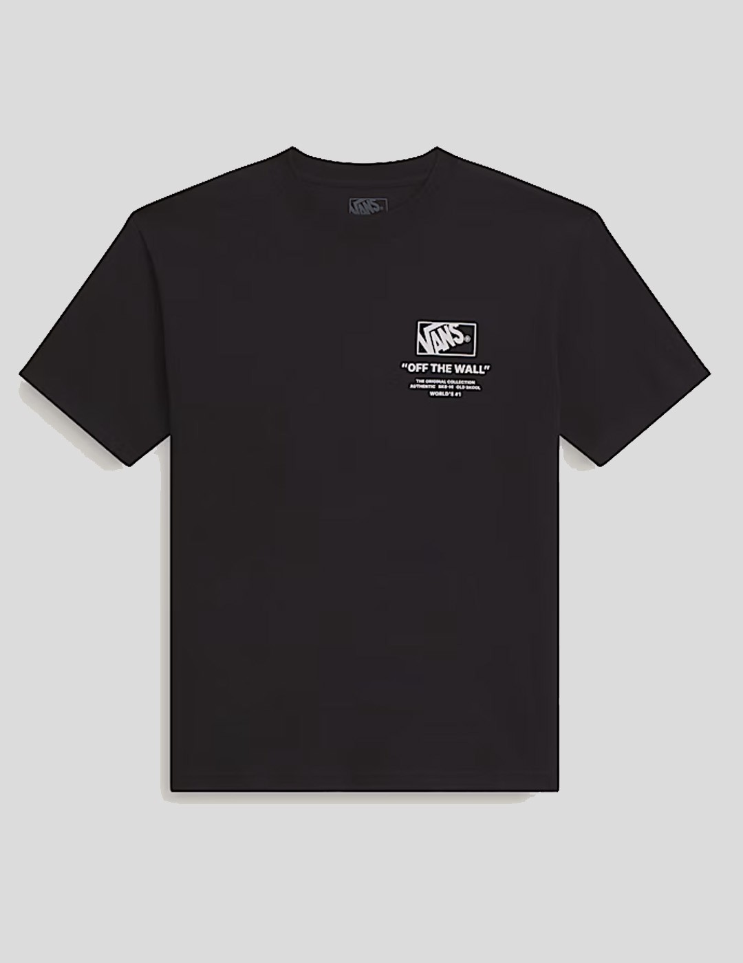 CAMISETA VANS  STACKED HI TEE  BLACK-WHITE
