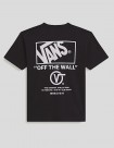 CAMISETA VANS  STACKED HI TEE  BLACK-WHITE