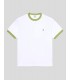 CAMISETA POLAR SKATE CO RINGER TEE  WHITE-PERIDOT