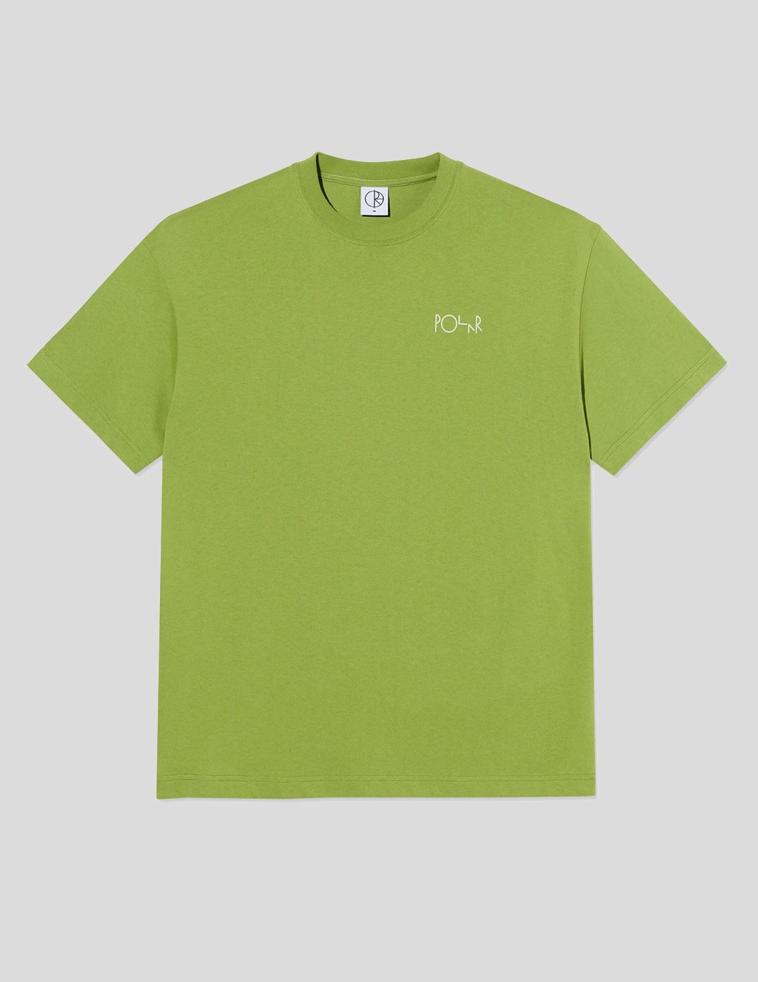CAMISETA POLAR SKATE CO CONTRAST TEE STROKE LOGO PERIDOT