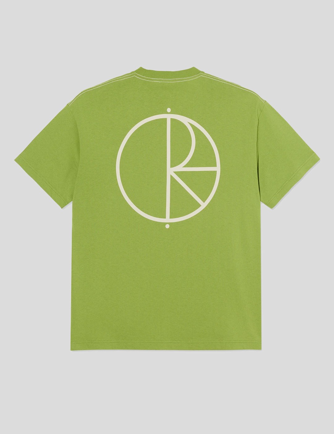 CAMISETA POLAR SKATE CO CONTRAST TEE STROKE LOGO PERIDOT