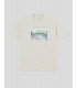 CAMISETA POLAR SKATE CO MINDFULNESS TEE  IVORY GREY MELAGNE