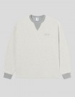 SUDADERA POLAR SKATE CO REVERSED SWEATER   HEATHER GREY