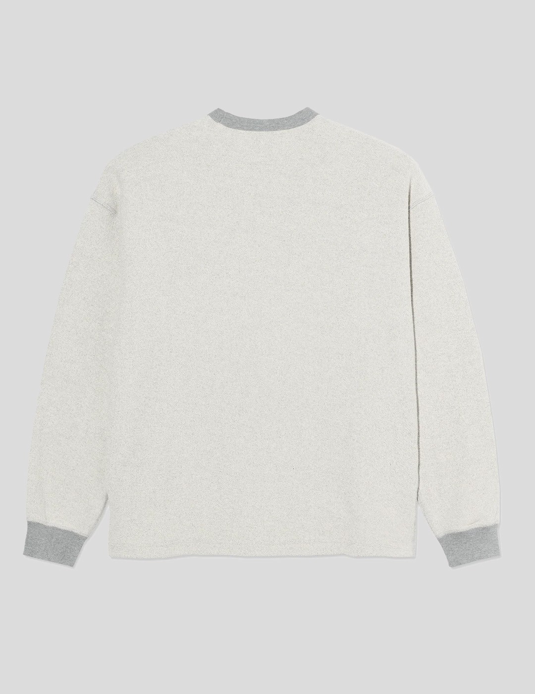 SUDADERA POLAR SKATE CO REVERSED SWEATER   HEATHER GREY