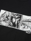 CAMISETA HUF FOSSIL FUEL SS TEE  BLACK