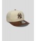 GORRA NEW ERA MLB SUEDE VISOR NY YANKEES 9FIFTY   BEIGE