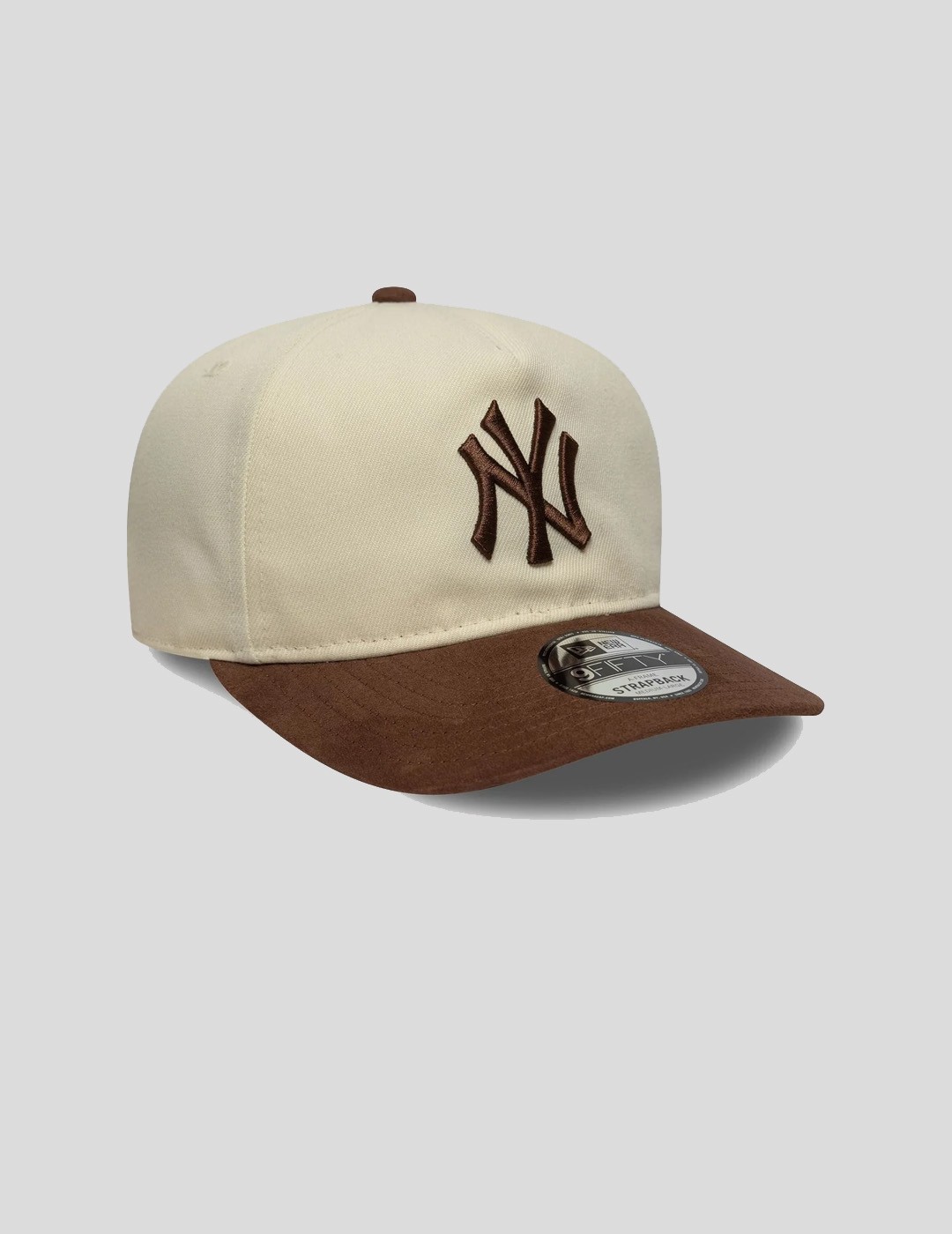 GORRA NEW ERA MLB SUEDE VISOR NY YANKEES 9FIFTY   BEIGE