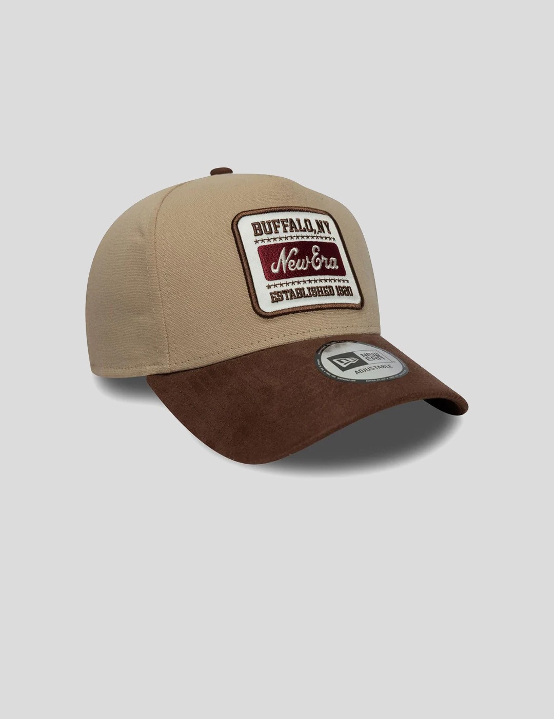 GORRA NEW ERA PATCH SUEDE 9FORTY   BROWN