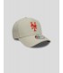 GORRA NEW ERA NY METS MLB SCRIPT OUTLINE 9FORTY   BEIGE