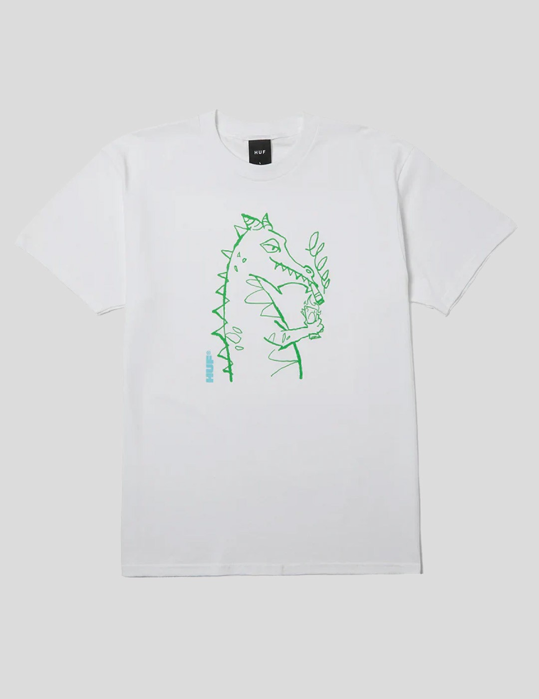 CAMISETA HUF CASH DRAGON SS TEE  WHITE
