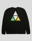 CAMISETA HUF PRISM TT LS TEE  BLACK