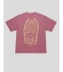 CAMISETA GRAMICCI FOOTPRINTS TEE PIGMENT  RED PIGMENT