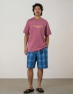 CAMISETA GRAMICCI FOOTPRINTS TEE PIGMENT  RED PIGMENT