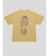 CAMISETA GRAMICCI FOOTPRINTS TEE PIGMENT  SULPHUR PIGMENT