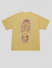 CAMISETA GRAMICCI FOOTPRINTS TEE PIGMENT  SULPHUR PIGMENT
